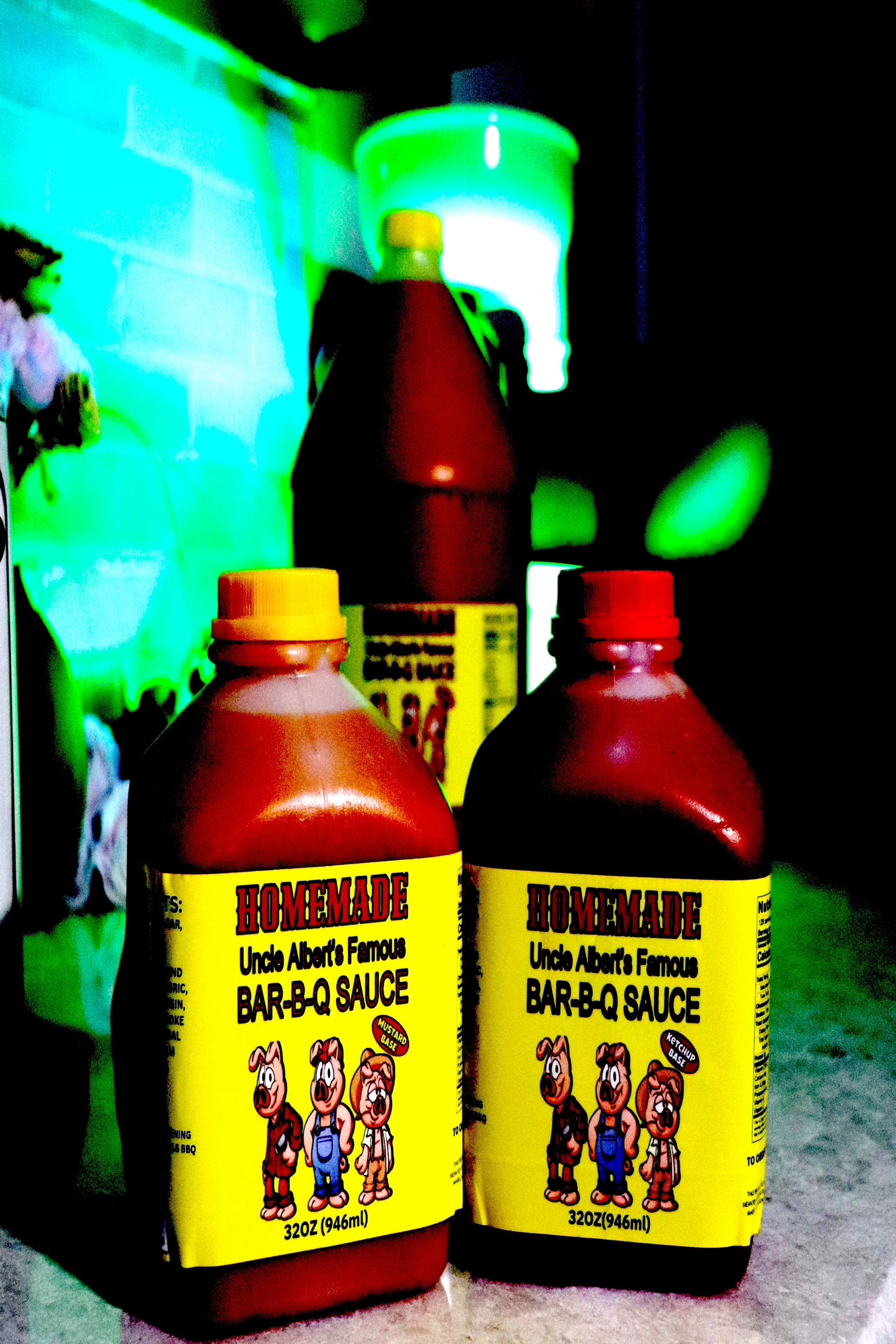UNCLE ALBERT FAMOUS YELLOW BBQ SAUCE 16 oz.